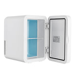 Cadet Blue 8L Mini Makeup Fridge with Makeup Mirror Cosmetics Refrigerator Thermoelectric Cooler and Warmer for Perfume Skincare Products