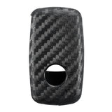 Dark Slate Gray Carbon Fiber Color Silicone Remote Smart Key Case Cover Fob For Seat Altea Ibiza VW Passat Jetta (1)