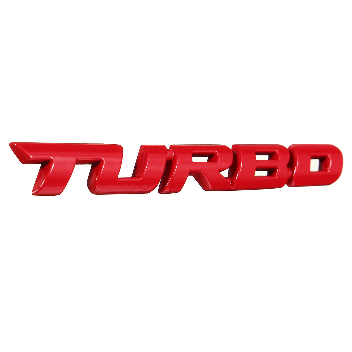 Firebrick Turbo 3D Metal Car Decals Lettering Badge Sticker for Auto Body Rear Tailgate