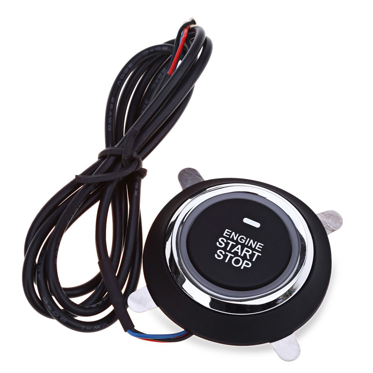 Black Car Alarm System PKE Keyless Entry Push Button Engine Ignition Start Remote