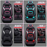 10pcs Universal Car Seat Cover Set Wearproof PU Leather Protection Cushion - Auto GoShop