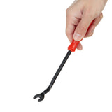 Orange Red 350Pcs Plastic Push Pin Rivet Fastener Trim Clip Screwdriver Tool Kit For Car Bumper Fender Door Panel