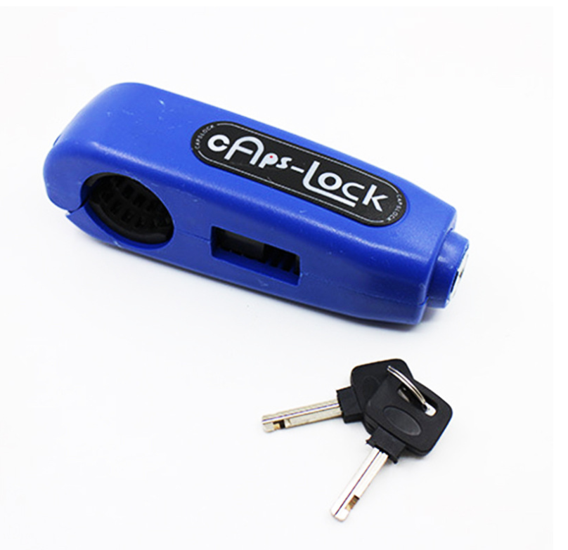 Midnight Blue Caps Motorcycle and Scooter Security Lock