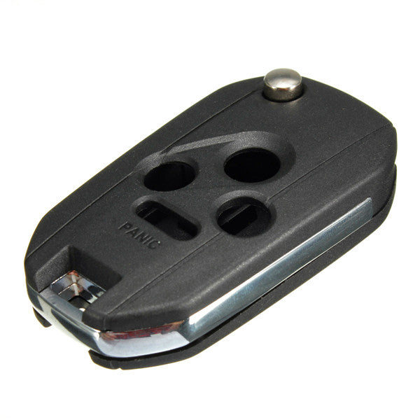 Dark Slate Gray 3+1 BNT Entry Remote Flip Key Fob Shell Case Folding Kit Replacement For Subaru