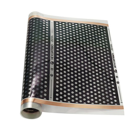 Dark Slate Gray Underfloor Heating Carbon Film 240V 50cm Healthy Floor Heater Infrared Pad