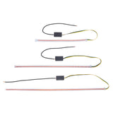 White Smoke Ultra Thin Guide Strip White Daytime Running Lights Amber Turn Lamp Switchback Sequential 2Pcs