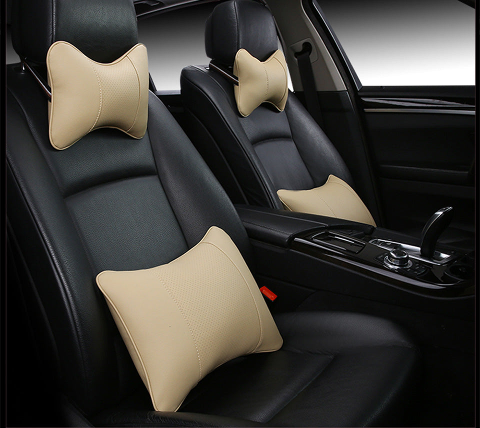 Tan Car breathable headrest