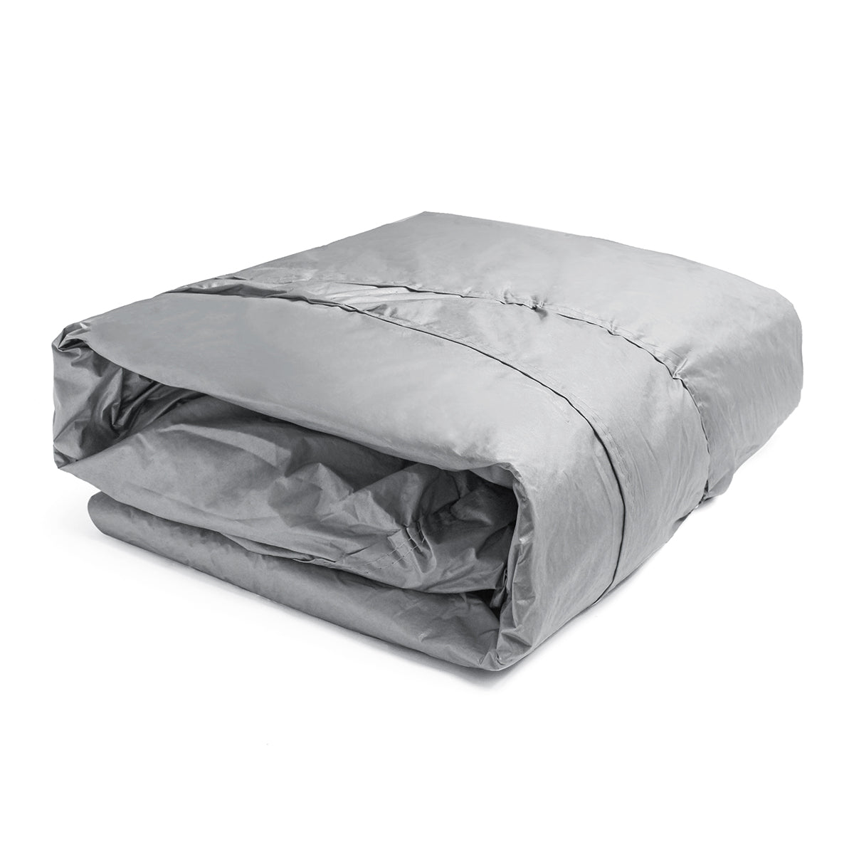 Gray Universal XL Full Car Cover Cotton Waterproof Breathable Rain Snow Protection