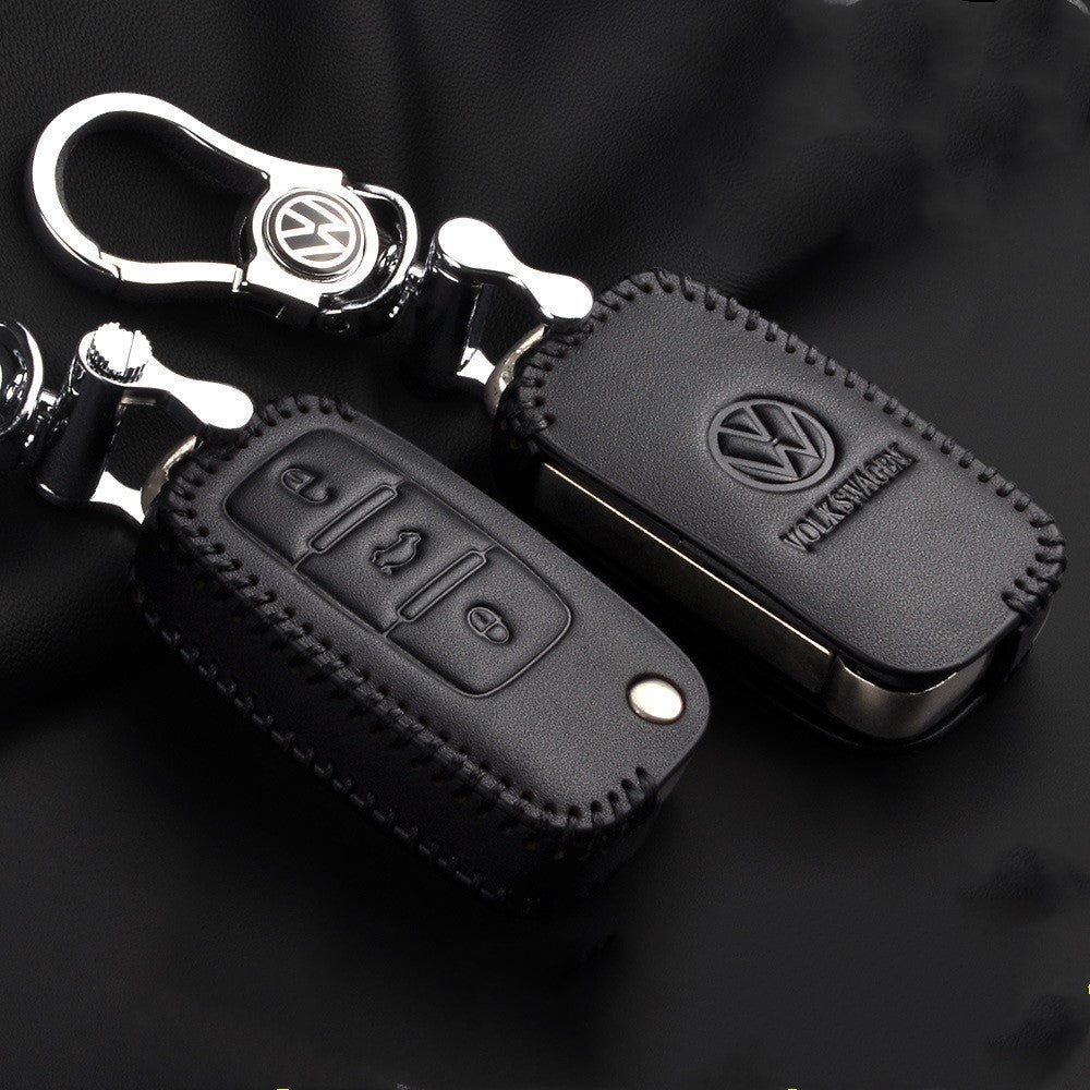 Leather key car key case - Auto GoShop