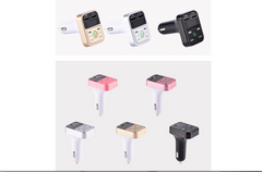 Misty Rose B2 car Bluetooth MP3 hands-free phone car MP3 player FM transmitter car charger receiver car charger