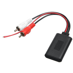 Universal Car bluetooth Connection Adapter for Stereo with RCA AUX IN Audio Input Wireless Cable - Auto GoShop