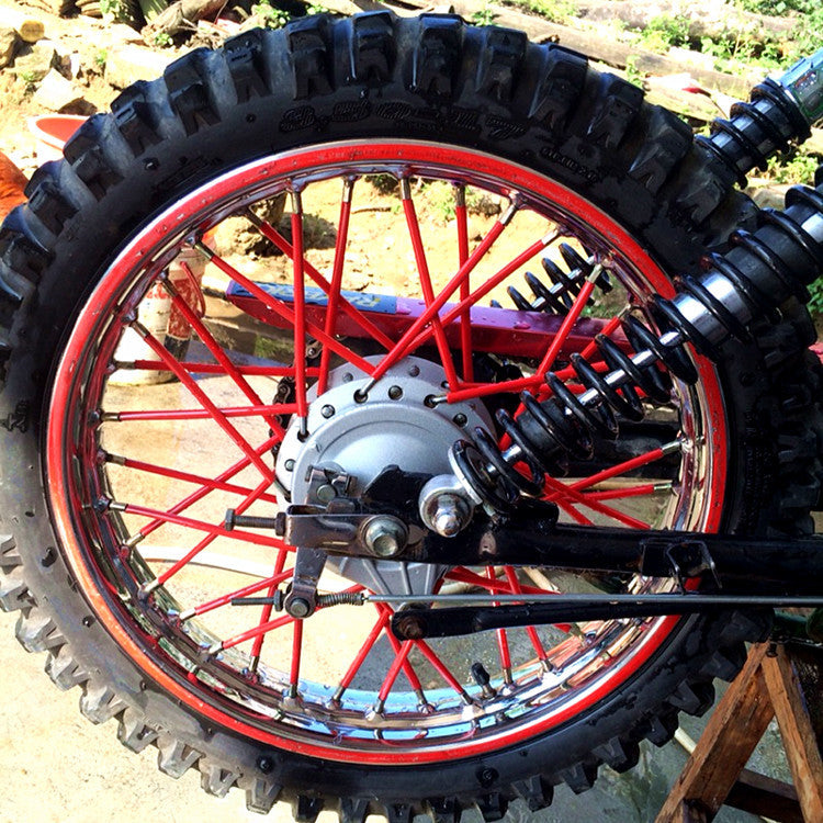 Firebrick Motorcycle Wheel Spokes Wrap