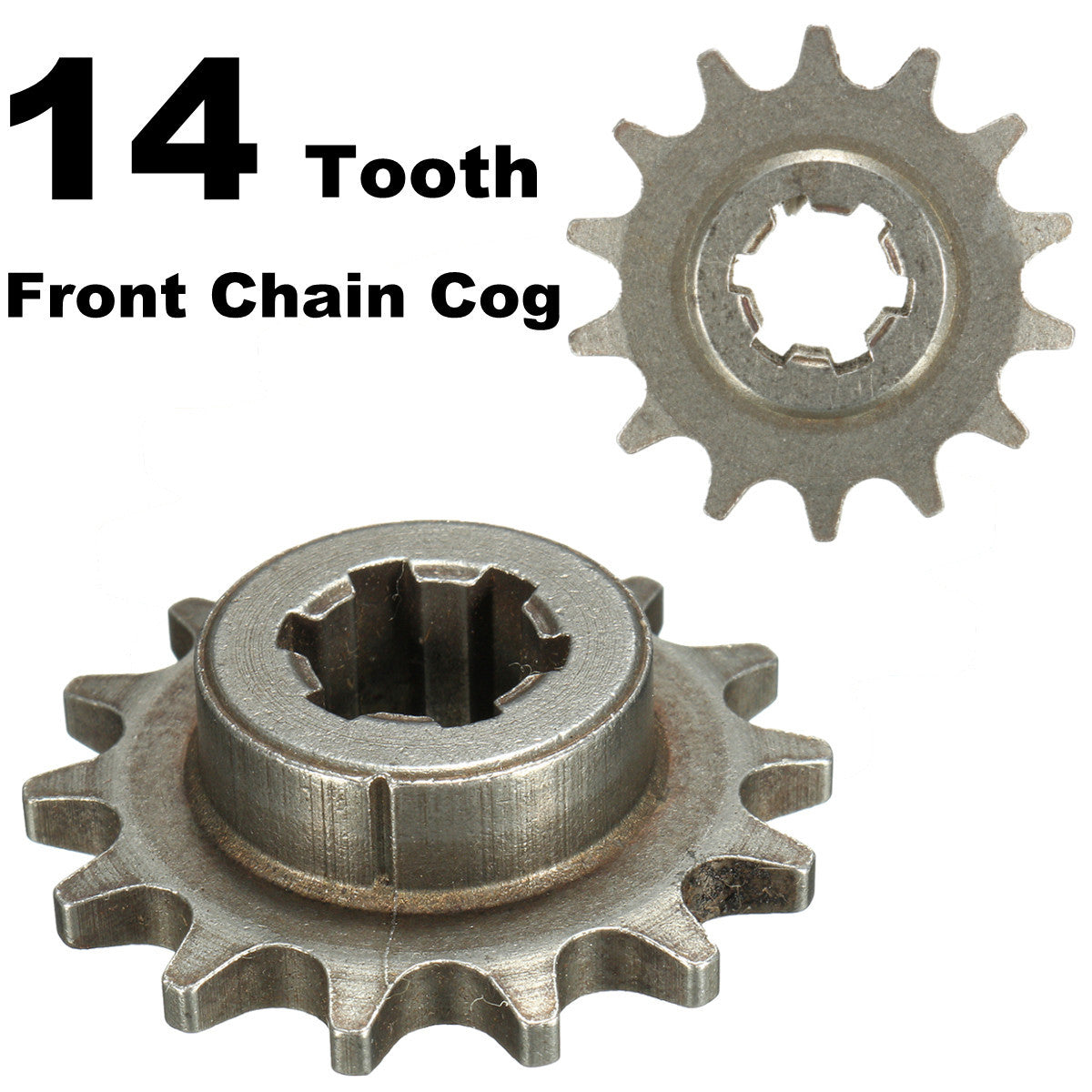 Dark Gray T8F 8mm 11/14/17 Tooth Front Pinion Sprocket Chain Cog Mini Moto Dirt Bike