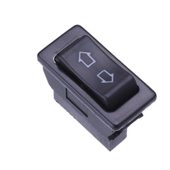 Universal DPDT Car Power Window Rocker Switch 5 Pins DC 12V 20A Black Plastic - Auto GoShop