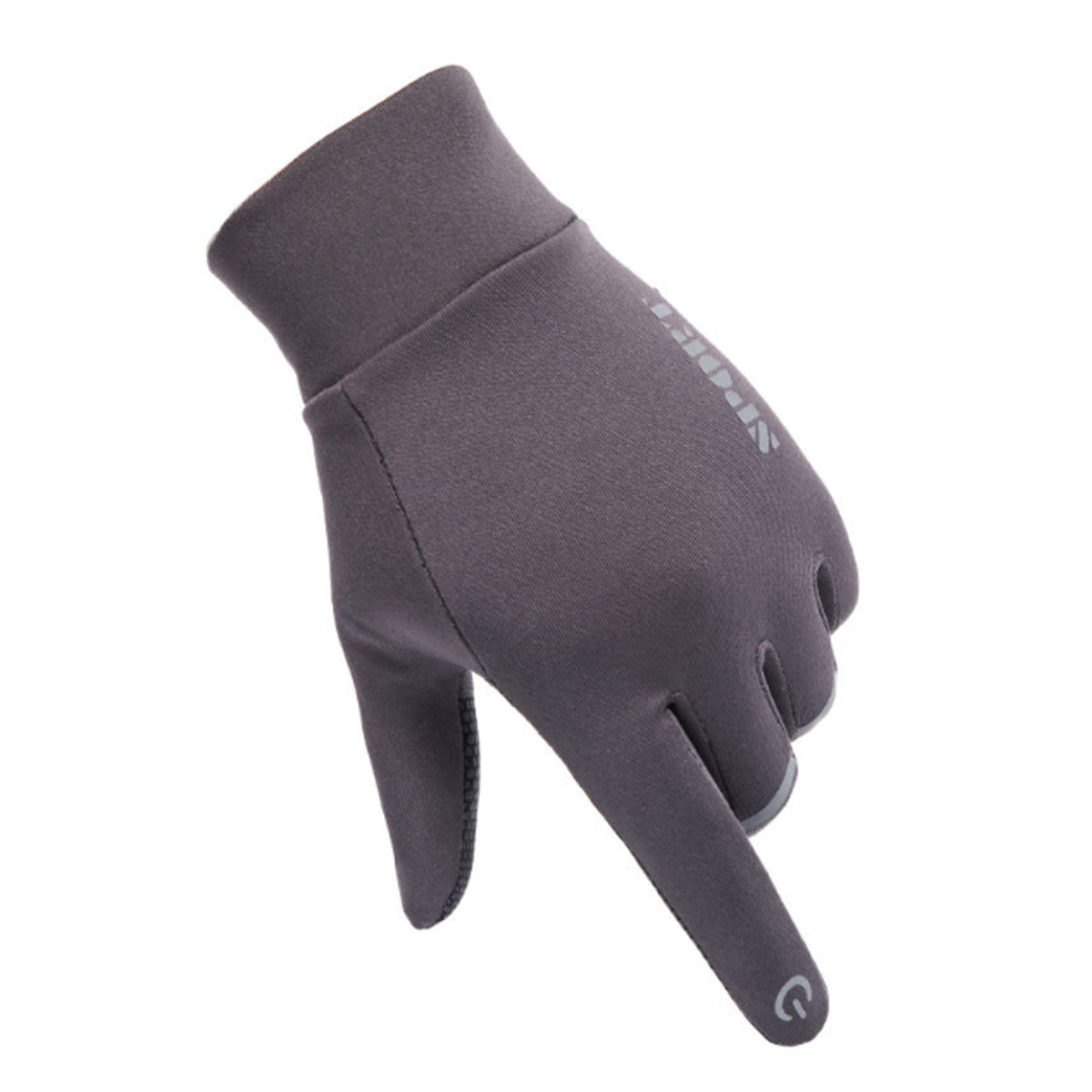 Dim Gray Winter Cycling Warm Windproof Waterproof Anti slip Thermal Touch Screen Gloves