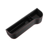 PU Leather Right Side Car Seat Crevice Gap Storage Box Pocket Organizer Phone Holder - Auto GoShop
