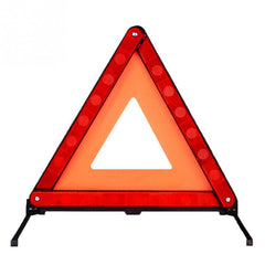 Coral Tripod Warning Sign (Red)