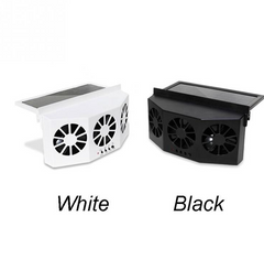 Black 3 Cooler Car Fan Solar Energy Cooling Vent Exhaust Portable Safe Auto