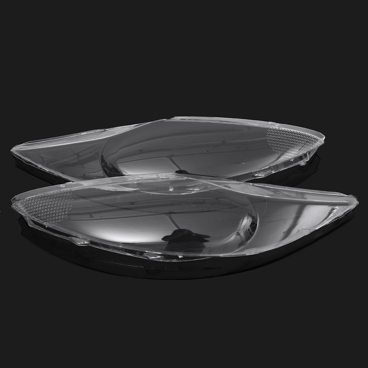 Dark Slate Gray Car Headlight Headlamp Clear Lens Auto Shell Cover Right/Left For Ford Fiesta 09-12