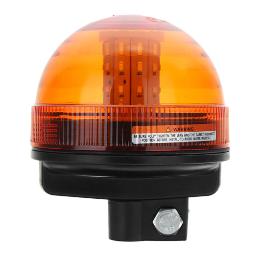 Firebrick 12V-24V LED Rotating Flashing Amber Beacon Tractor Warning Signal Light