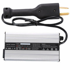 Light Gray 48V 6A Battery Charger Crows Foot For Yamaha Club EZGO Golf Cart