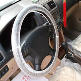 Car Repair Beauty Anti-Pollution PE Disposable Plastic Protective Cover Steering Wheel Cover - Auto GoShop