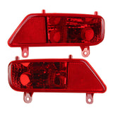 Firebrick Pair Rear Bumper Fog Light Lamp Cover Red Left Right for PEUGEOT 3008 2009-2015