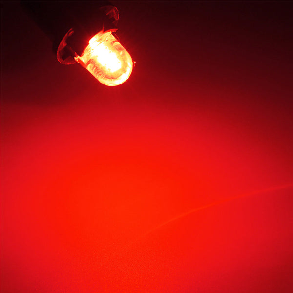 Red T10 194 168 W5W COB 8SMD SILICA Car LED Door License Light Bulb