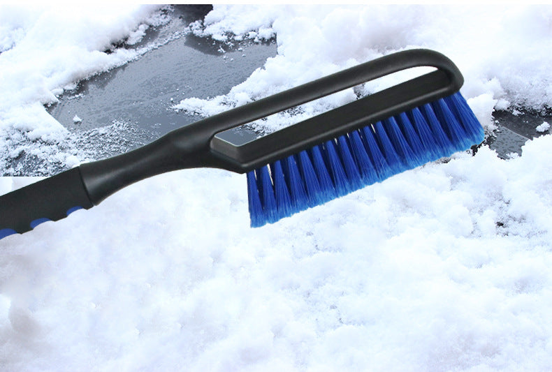 Midnight Blue Cotton long handle snow brush (Black)