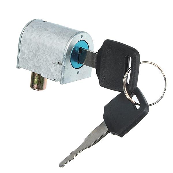 Dark Slate Gray Ignition Switch Cap Lock Set With 2 Keys For 95-99 Honda CMX250 Rebel CA125