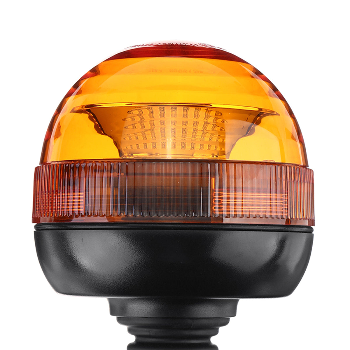 Goldenrod DC 12-24V Warning Light E9 + Flashing LED Beacon Flexble Din Pole Tractor Warning Light