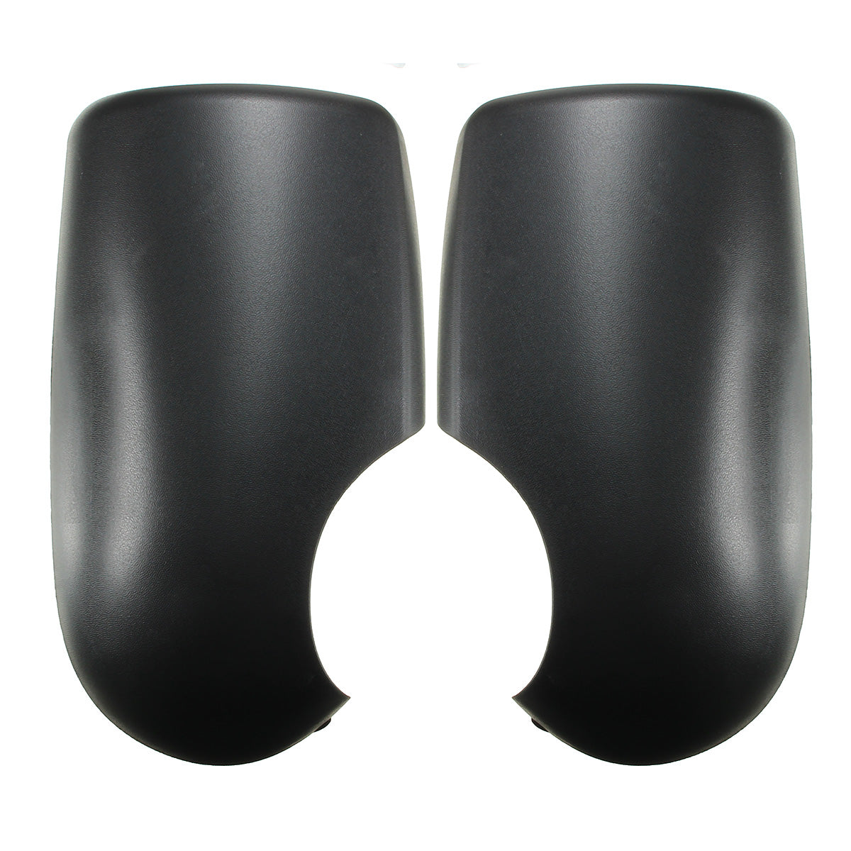 Black Door Wing Mirror Covers Near Passenger Left Right Side For Ford Transit MK6 MK7 2000-2014 - Auto GoShop