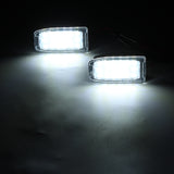 Alice Blue 2PCS LED Under Mirror Puddle Light 12V 3W White For Range Rover Sport LR2 LR3 LR4
