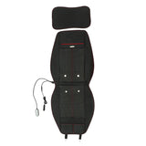 3 In 1 Leather Car Cooling Warm Heated Massage Seat Cushion Cover with 8 Fan Universal - Auto GoShop