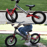 Dark Slate Gray Kid Adjustable Bicycle Parking Rack Child Bike Balance Car Auxiliary Metal Frame