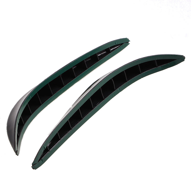 Black SHUNWEI Pair PVC Bumper Strips Anti-Collision Strip For Front Rear Car