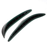 Black SHUNWEI Pair PVC Bumper Strips Anti-Collision Strip For Front Rear Car