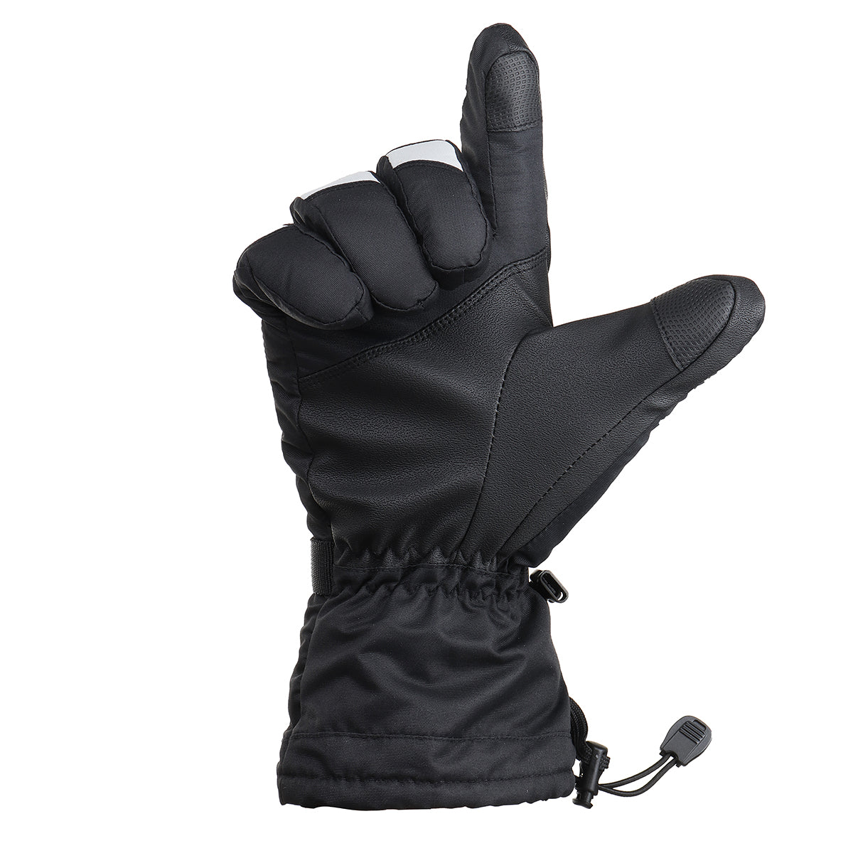 Dark Slate Gray M/XL 5 Level Electric Heated Touch Screen Gloves Motorcycle Outdoor Skiing Waterproof 10Hrs Warm