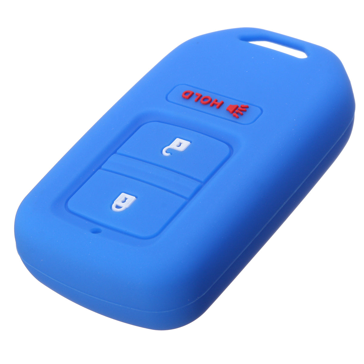Cornflower Blue 3 Buttons Silicone Remote Key Case Holder For Accord Crosstour For 2015-2017