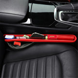 Leather Car Seat Crevice Storage Bag Seat Gap Filler Pocket Organizer Caddy Catcher Box - Auto GoShop