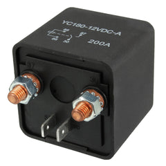 Dark Slate Gray 12V 200A ON/OFF Relay Switch Heavy Duty Split Charge 4-Pin Terminals For Car Auto Boat Van