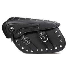 Dark Slate Gray 2X Motorcycle PU Leather Saddlebags Side Bag Waterproof For Davison