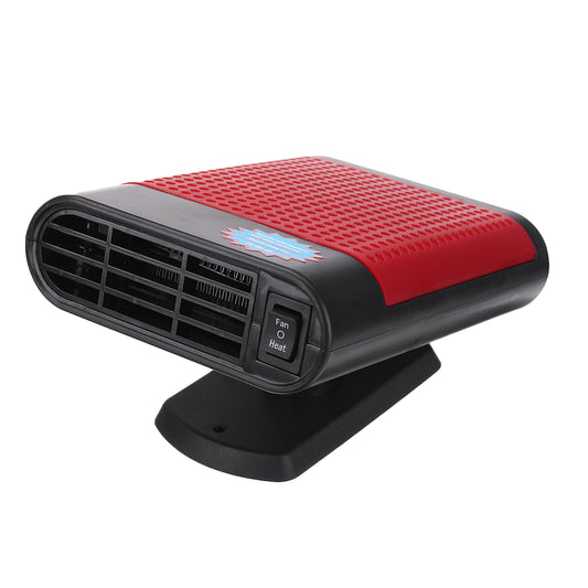 Maroon 12V two-in-one Car Heater Glass Defroster Air Purifier