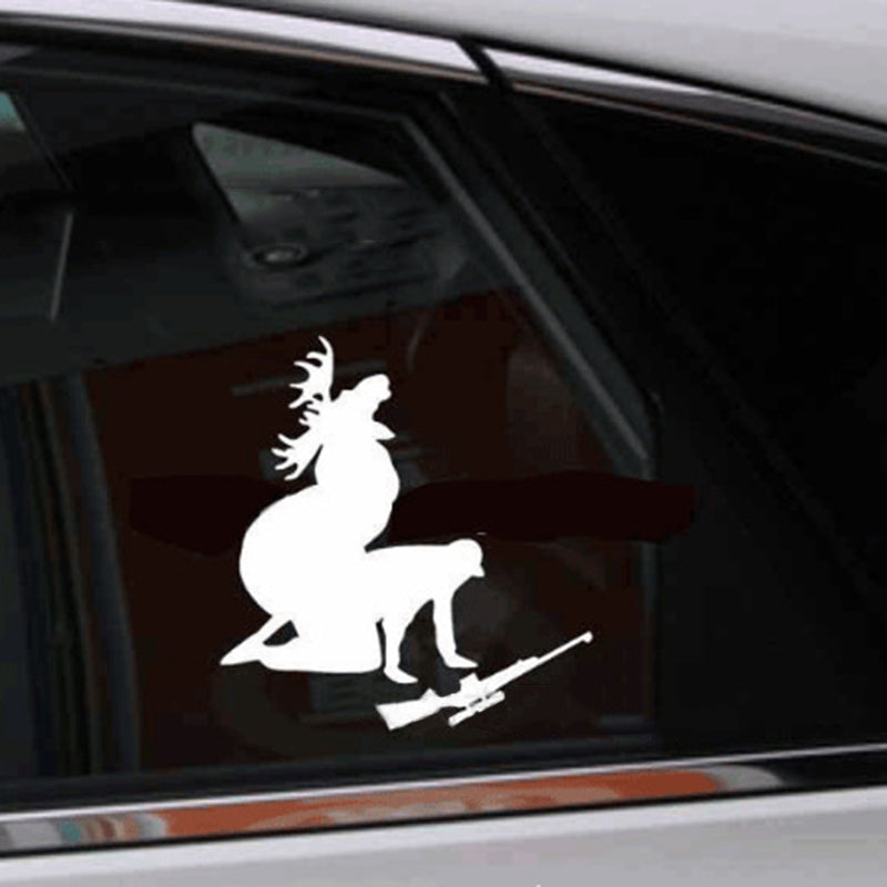 Black Car Truck Body Sticker Decal Elk Hunter Car Sticker