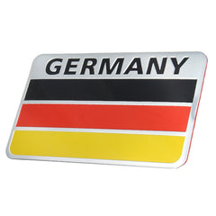 Chocolate Pair 3D Aluminum Germany Flag Badge Emblem Car Stickers Decal Decoration