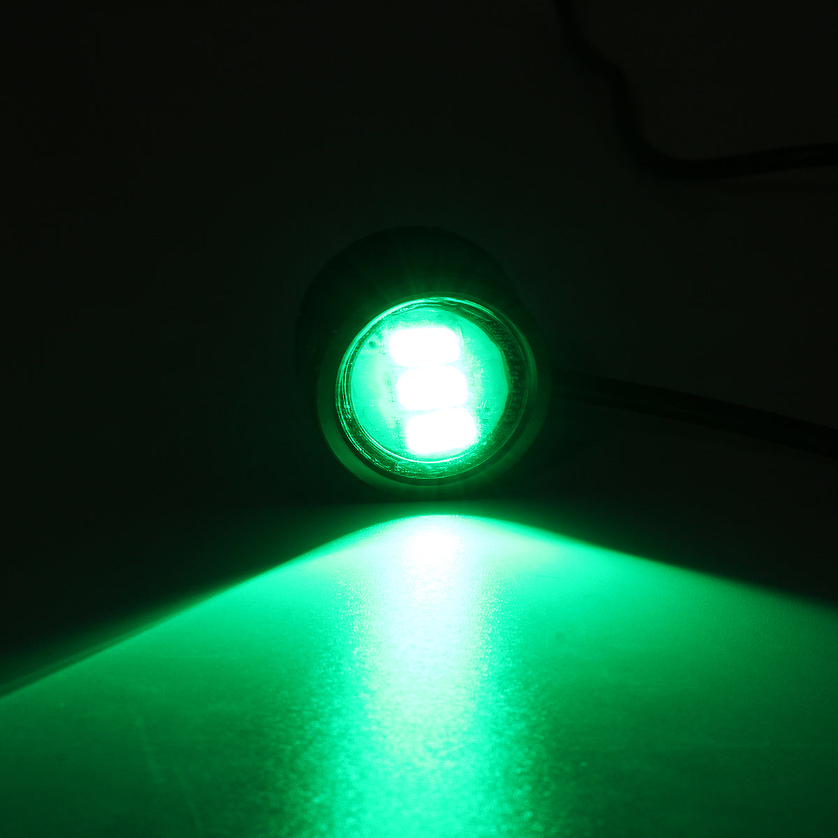 Medium Spring Green 2pcs LED Eagle Eye Lamp Strobe Flash DRL Bicycle Motorcycle Car ATV Light