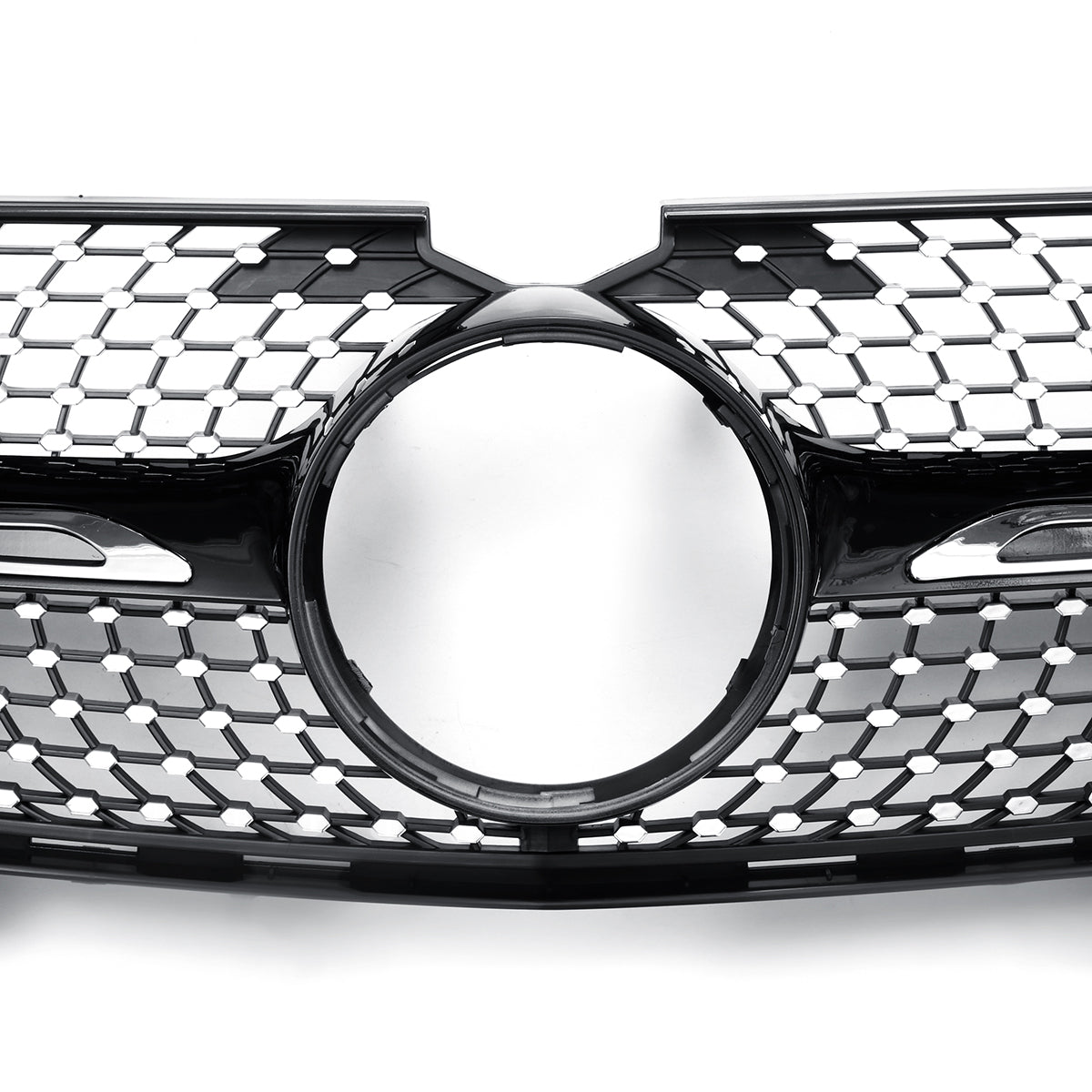 Lavender Black Diamond Style Front Grille Grill For Mercedes-Benz GL-Class X164 GL320/350/450