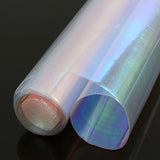 Gray 30cmx120cm Transparent Tint Film Sticker Decal Wrap for Headlight Fog Light Tail Lamp