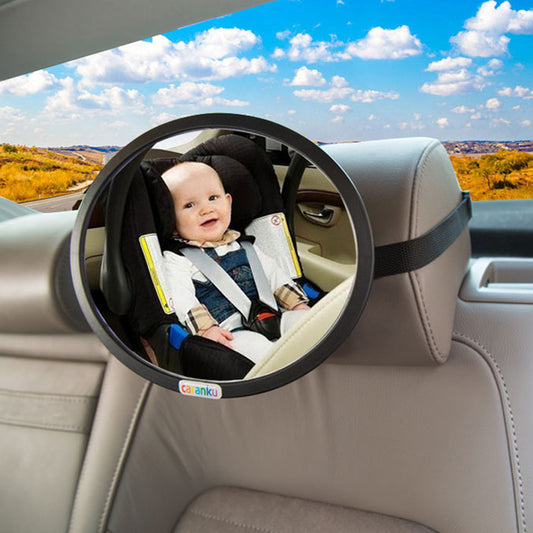 Dim Gray Car Baby Seat Inside Mirror View Back Safety Rear Facing Care Child Infant Care