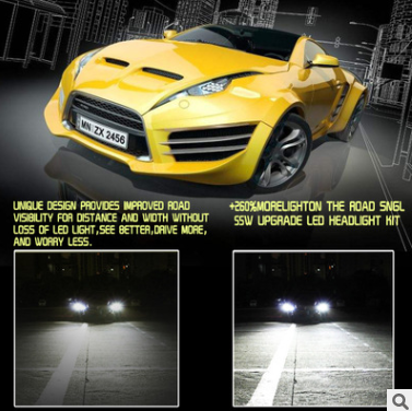 Goldenrod S7 new modified led car headlights far and near light car LED headlights